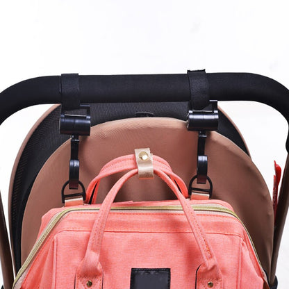 1/2pcs Baby Hanger Baby Bag Stroller Hooks Pram Rotate 360 Degree Baby Car Seat Accessories Stroller Organizer Bebes Accessories